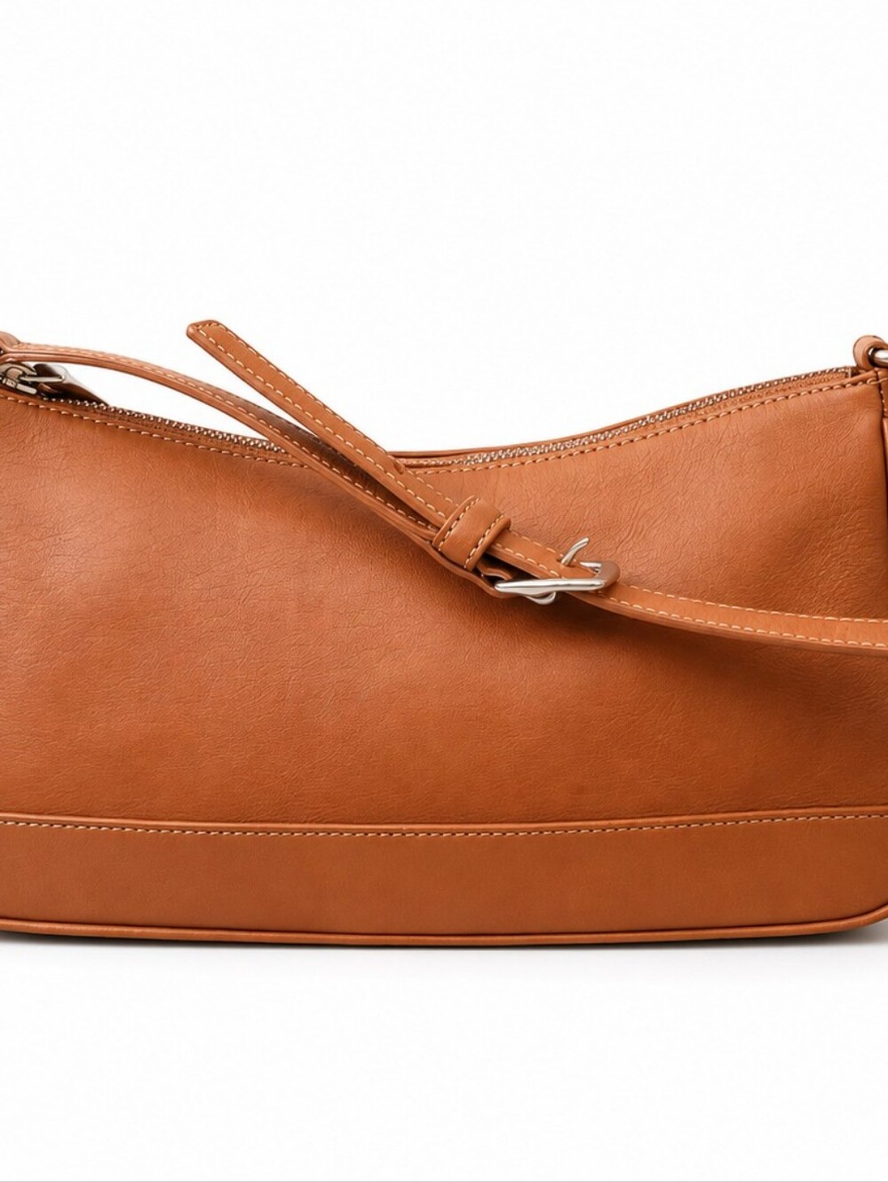 Coach Vintage Demi Hampton Caramel Leather Shoulder Bag #7587